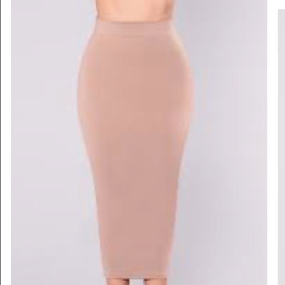 FASHION NOVA bondage midi skirt
